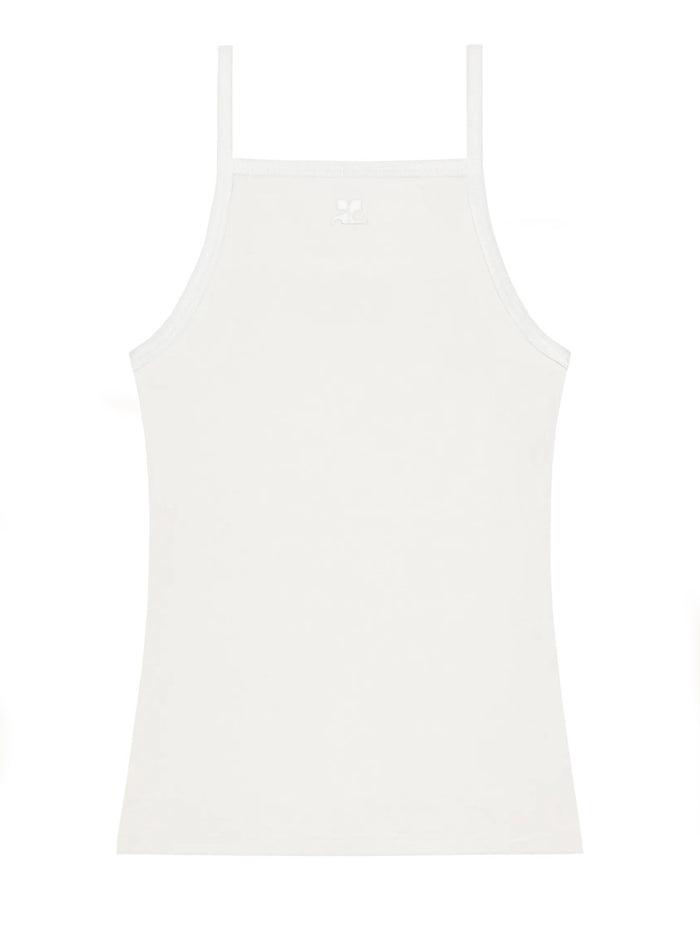 Courregès Tank Top A Contrasto