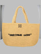 Off-White Borsa Tote In Rafia Con Ricamo