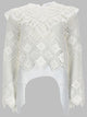 Self-Portrait Top In Crochet Con Inserti In Pizzo
