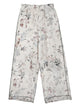 Dior Pantalone In Seta Stampata