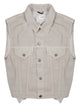 Haikure Gilet "Ryder" Con Inserto In Satin