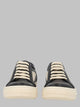Rick Owens Scarpe In Pelle - Vintage Sneaks Black/Milk/Milk