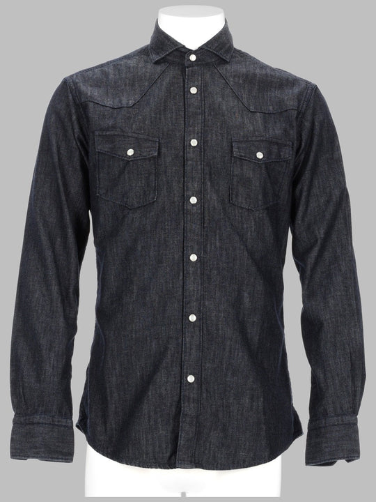 Brian Dales Camicia In Denim Di Cotone