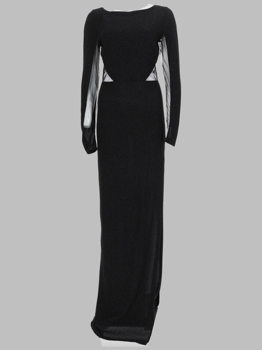 Joshe Abito Lungo Con Inserti In Tulle