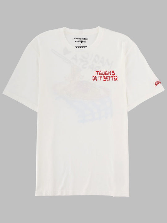 Mc2 Saint Barth T-Shirt Con Stampa