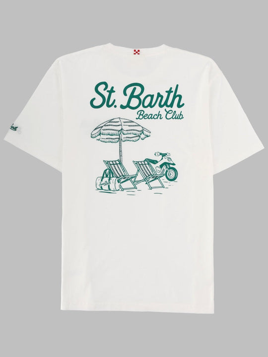 Mc2 Saint Barth T-Shirt Con Stampa