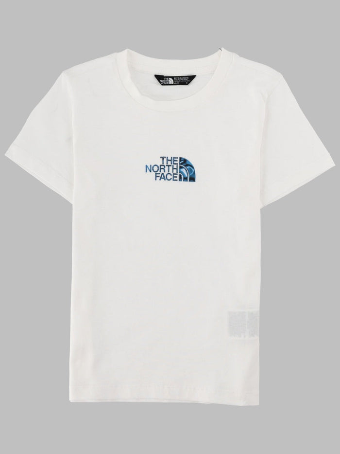 The North Face B Liquid Logo Reg Ss Tee Tnf White