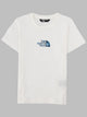 The North Face B Liquid Logo Reg Ss Tee Tnf White