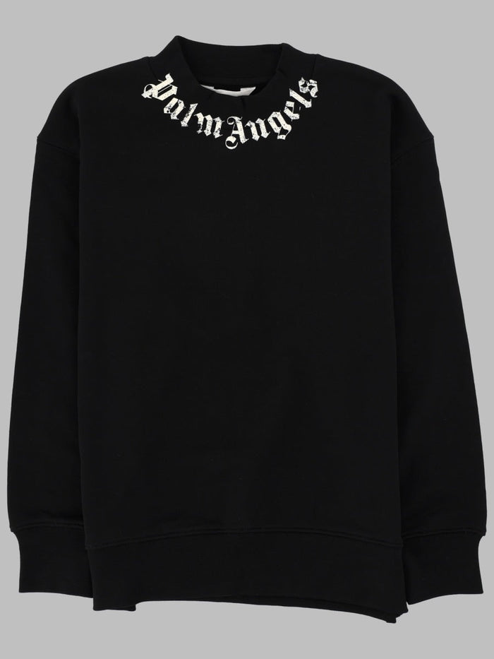 Palm Angels Neck Logo Brushed Reg. Crew Boy