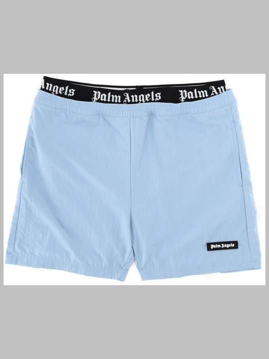 Palm Angels Elastic Band Logo Short Beachwear Boy