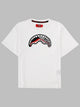 Sprayground Sketch Shark White Over T-Shirt