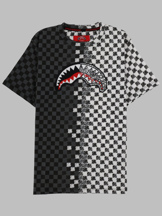 Sprayground Checkered Sketch Regular T-Shirt