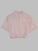 Bellerose Striped Cropped Shirt