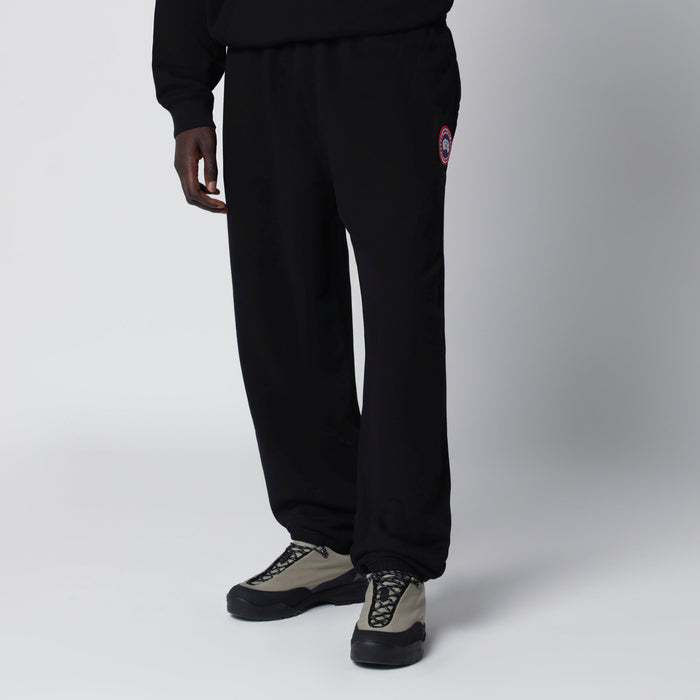 Canada Goose Black Rove Joggers By C.p. Company