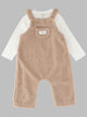 Teddy & Minou Completo 2 Pz T-Shirt + Salopette