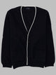 Il Gufo Blue/White Tricot Sweater