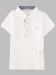 Il Gufo Polo M/Short White/Blue