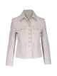 Nili Lotan Jamison Jacket 4 Pockets Ecru