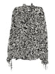 Dries Van Noten Catya Abstract-Print Shirt With Ruffled Collar
