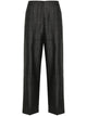 Forte Forte Grey Wool Herringbone Pants