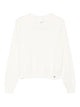 Victoria Beckham Relaxed Fit V-Neck Cotton Blend Sweater