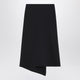 Victoria Beckham Navy Blue Skirt In Wool Blend