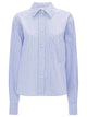 Victoria Beckham Ellys Shirt In Striped Cotton