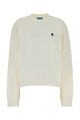Prada White Cotton Sweatshirt