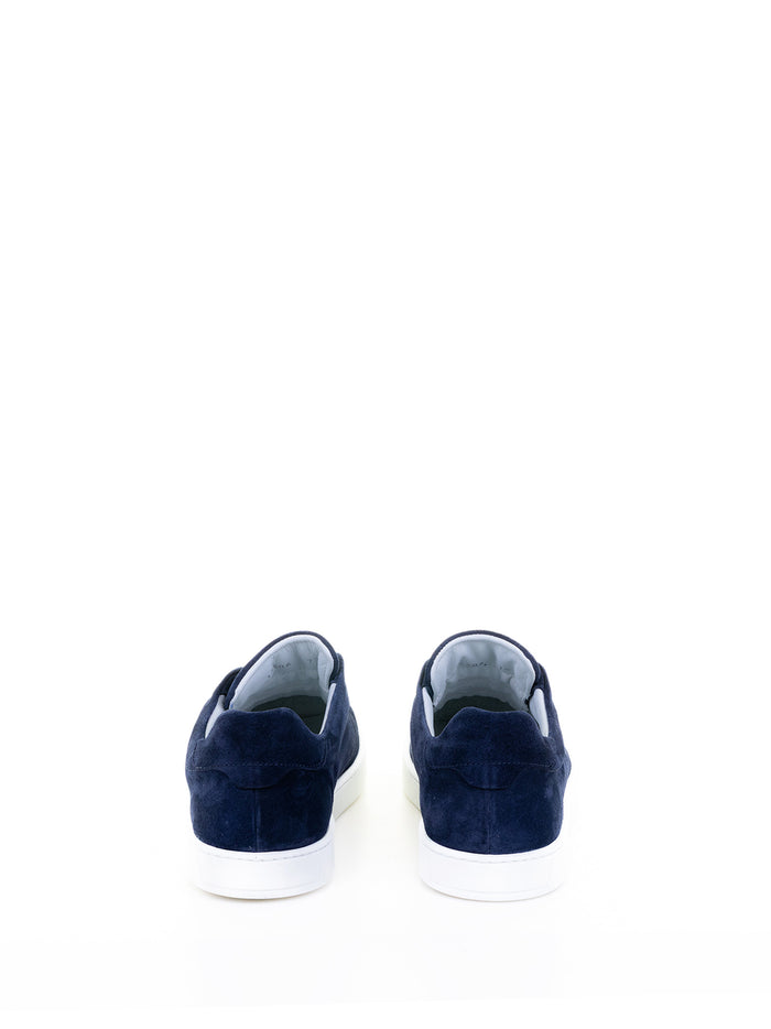 Barret Navy Blue Suede Slip-On Sneaker