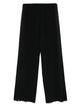 Forte Forte Black Matte Anvers Satin Pants