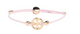 Tory Burch Light Pink Gold Tone Leather Bracelet