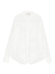 Forte Forte White Embroidered Cotton Silk Shirt