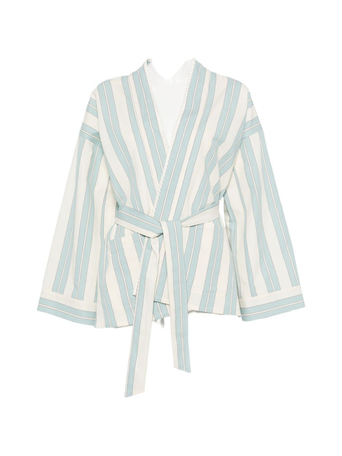 Forte Forte Striped Kimono Jacket