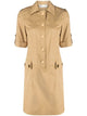 Tory Burch Beige Cotton Shirt Dress