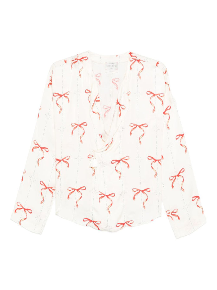 Forte Forte Printed Crossed Shirt