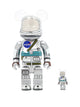 Medicom Toy "Be@Rbrick Project Mercury Astronaut 100%+400%" Toy