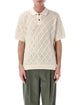 Obey Obey Eryk Textured Knit Polo
