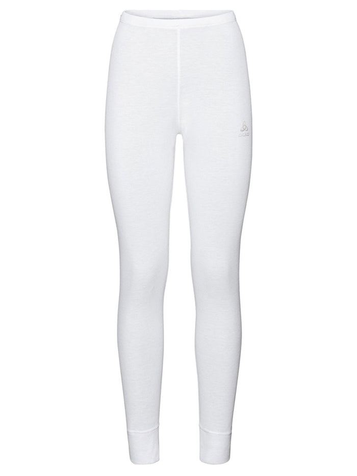 Odlo White Polyester Long Pants