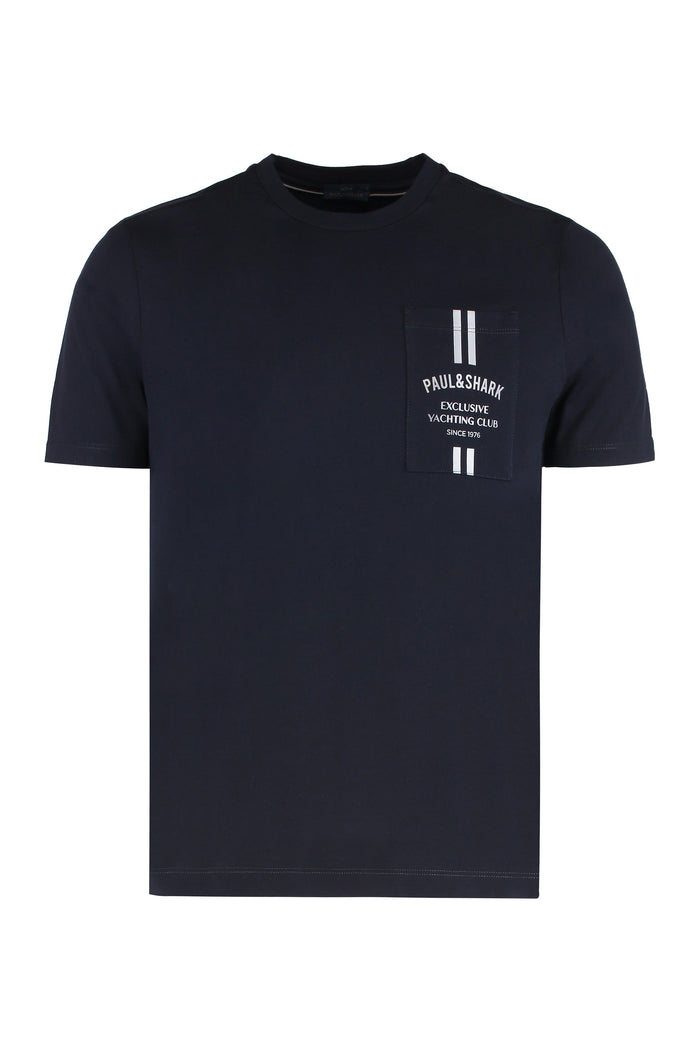 Paul & Shark Cotton Crew-Neck T-Shirt