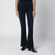 Mother Dark Blue The Weekender Fray Jeans