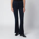 Mother Dark Blue The Weekender Fray Jeans