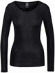 Calida Black Wool Long Sleeve Top