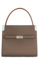 Tory Burch Mud Leather Double Lee Radziwill Hand Bag