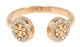 Tory Burch Gold Tone Brass Crystal Accessory