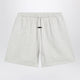 Fear Of God Essentials Classic Light Grey Mélange Fleece Sports Shorts