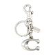 Coach Keyfobs Keychain - - Acetate - Silver