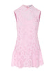 Self-Portrait Lace Collared Mini Dress