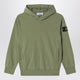 Stone Island Olive Green Hooded Sweatshirt