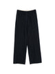 Alysi Wool Striped Wide-Leg Trousers