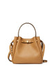 Tory Burch Romy Pebbled Purse - - Leather - Brown